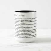 Mug Boue personnalisée pour dentiste (Centre)