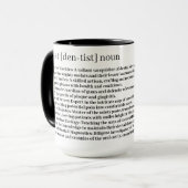 Mug Boue personnalisée pour dentiste (Devant gauche)