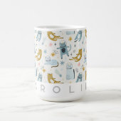 Mug Boue personnalisée pour enfants - Nom personnalisé (Centre)