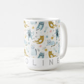 Mug Boue personnalisée pour enfants - Nom personnalisé (Devant droit)