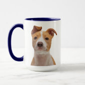 Mug Boue Pitbull personnalisée (Gauche)