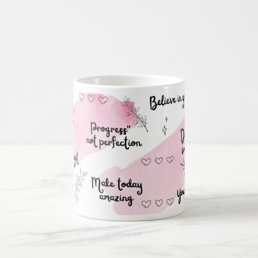 Mug Boue rose de la positivité (Centre)