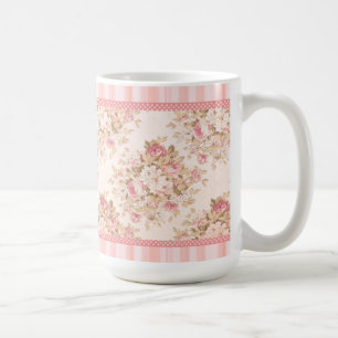 Mug Boue Rose rose Florale