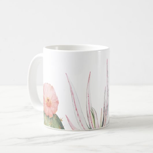 Mug Boue Succulente aquarelle (Devant gauche)