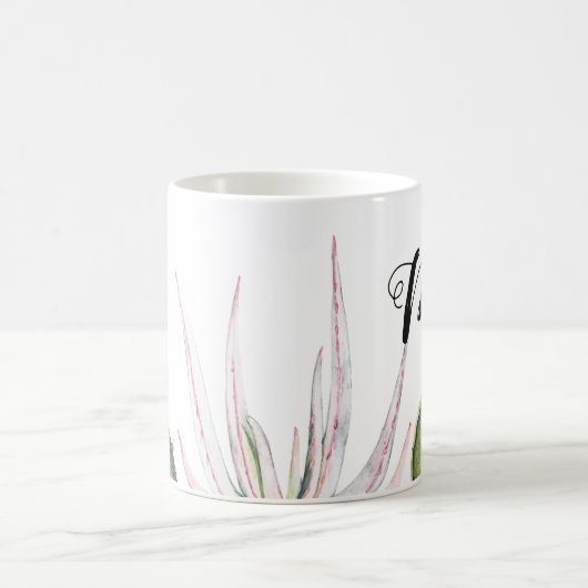 Mug Boue Succulente aquarelle (Centre)
