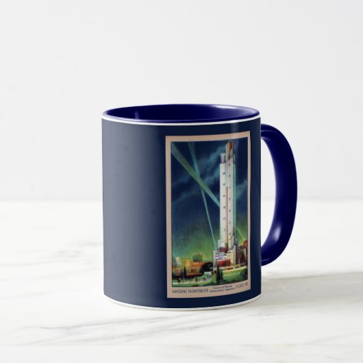 Mug Boue thermomètre Havoline (Devant droit)