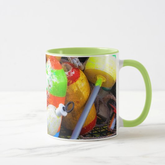 Mug Bouées de homard au port de Bass (Droite)