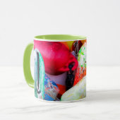 Mug Bouées de homard au port de Bass (Devant gauche)