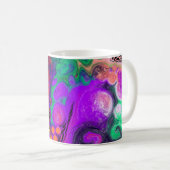 Mug Bouffée de couleurs Digital Fluid Art (Devant droit)