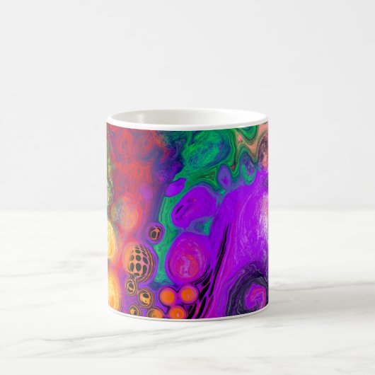 Mug Bouffée de couleurs Digital Fluid Art (Centre)