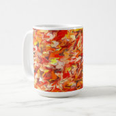 Mug Boug 15oz à percussion orange (Devant gauche)