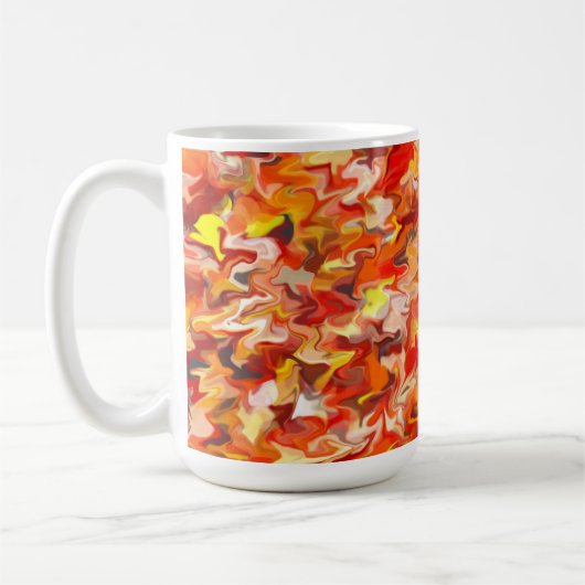 Mug Boug 15oz à percussion orange (Gauche)