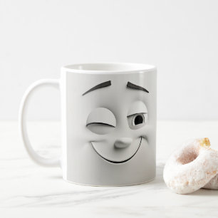 Mug Boug 3D face de dessin animé