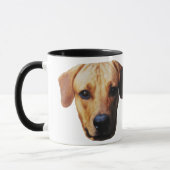 Mug Boug à café visage de chien personnalisé (Gauche)