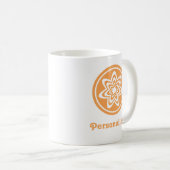 Mug Boug à explosion florale, orange (Devant droit)