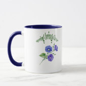 Mug Boug à fleurs de printemps - "Printemps apporte es (Gauche)
