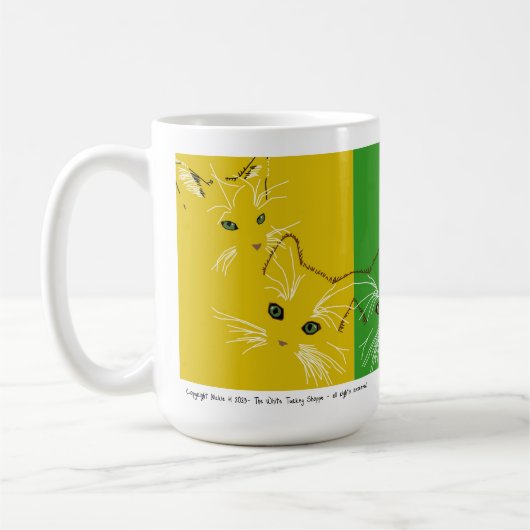 Mug Boug aux couleurs et chatons (Gauche)