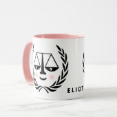 Mug Boug cadeau de l'avocat personnalisé (Devant gauche)