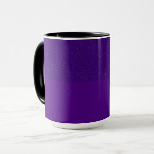 Mug Boug café à effet de bruit violet haut bande (pers