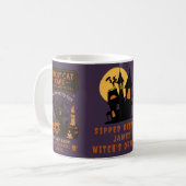 Mug Boug Café Chat Witchen - Cadeau Spell Citrouille H (Devant gauche)