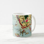 Mug Boug Carte Keys de Floride du Sud (Devant droit)