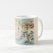 Mug Boug Carte Provence France (Devant droit)