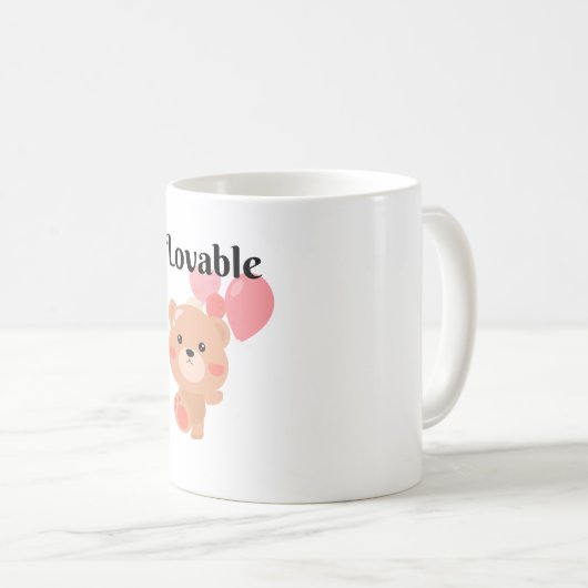 Mug Boug classique adorable (Devant droit)