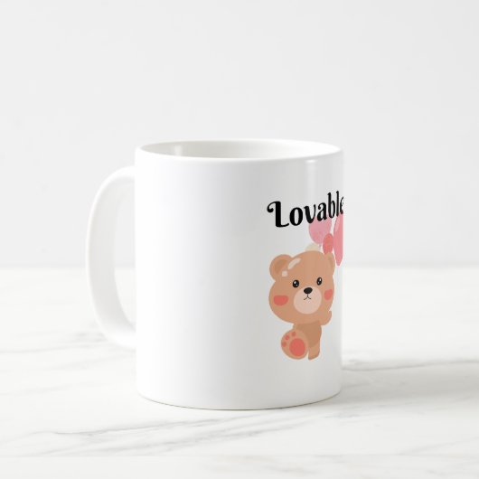 Mug Boug classique adorable (Devant gauche)
