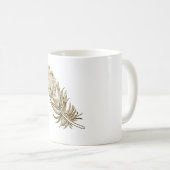 Mug Boug classique en plumes d'or (Devant droit)