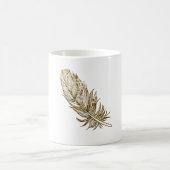 Mug Boug classique en plumes d'or (Centre)