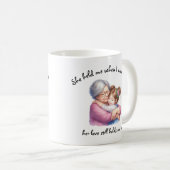 Mug Boug classique Grandma Hug personnalisé, 325 ml (Devant droit)
