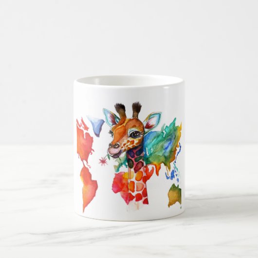 Mug Boug coloré avec girafe (Centre)