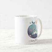 Mug Boug d'amour de baleine personnalisée (Devant droit)