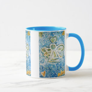 Mug Boug d'ange bleu doré