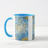Mug Boug d'ange bleu doré (Gauche)