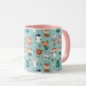 Mug Boug d'animaux adorables (Devant droit)
