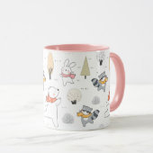 Mug Boug d'animaux de forêt adorables (Devant droit)