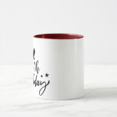 Mug Boug d'anniversaire personnalisé - Coupe de café d (Centre)