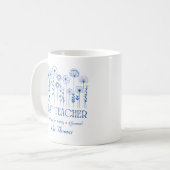 Mug Boug d'appréciation florale personnalisé 'meilleur (Devant gauche)