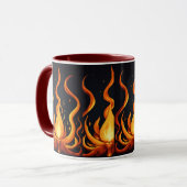 Mug "Boug d'art de l'explosion de flamme" (Devant gauche)