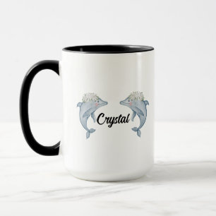 Mug Boug dauphin avec nom, Dons dauphin pour dauphin