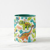 Mug Boug d'aventure Kawaii Dinosaur personnalisé pour (Centre)