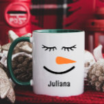 Mug Boug de cacao chaud Snowman pour enfants personnal<br><div class="desc">Offrez cette adorable tasse en cadeau !</div>