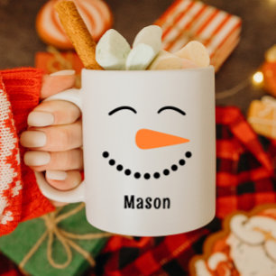 Mug Boug de cacao chaud Snowman pour enfants personnal