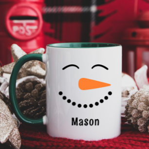Mug Boug de cacao chaud Snowman pour enfants personnal