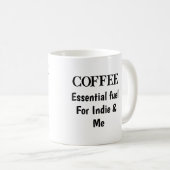Mug Boug de café à carburant de l'Indie (Devant droit)