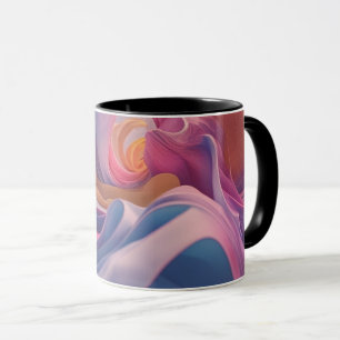 Mug Boug de café à éclaboussures colorées - Conception