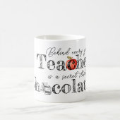 Mug Boug de café au chocolat de l'enseignant (Centre)