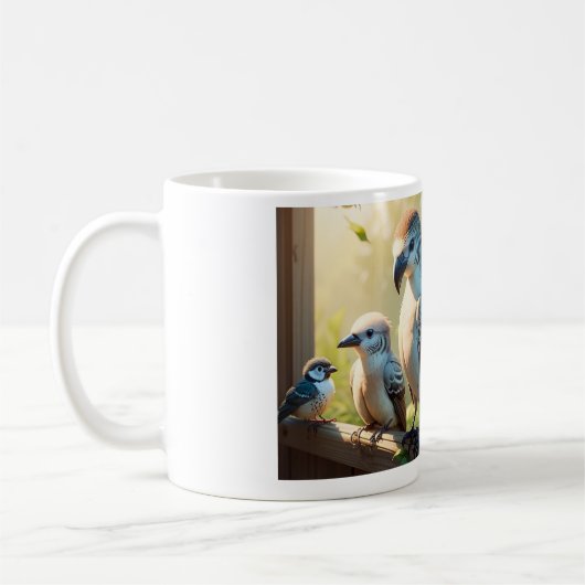 Mug Boug de café aux oiseaux (Gauche)