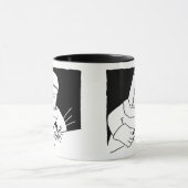 Mug Boug de café avec acier ouvrier soudage forge (Centre)